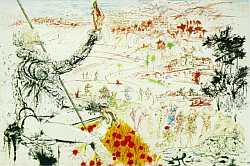 The Golden Age (Don Quixote) - Salvador Dali