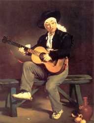 Spanish Guitarist - Edouard Monet