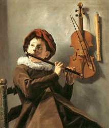 Young Flute Player - Judith Leyster