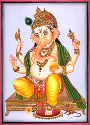 Blessing Ganesha