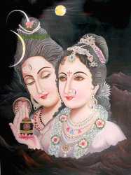 Shiva Parvati The Linga And Kailash