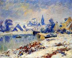 Quimper - Lake Marie In The Snow