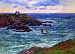 Sailboats Off The Coast Of Doelan