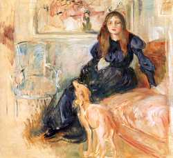 Julie Manet And Her Greyhound - Laertes