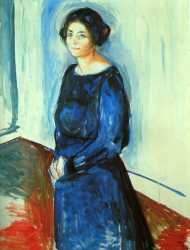 Woman In Blue (Frau Barth) -