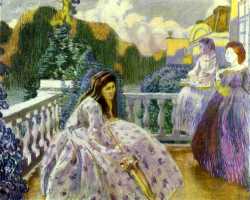 Three Ladies On The Terrace