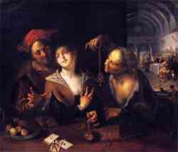 A Procuress With A Couple