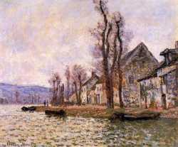 The Bend Of The Seine At Lavacourt - Winter