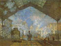 The Saint-Lazare Train Station