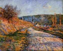 The Road To Vetheuil Vètheuil