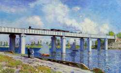 The Railroad Bridge At Argenteuil