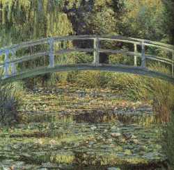 Bridge Over The Water Lily Pond