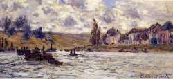 The Village Of Lavacourt - 1878