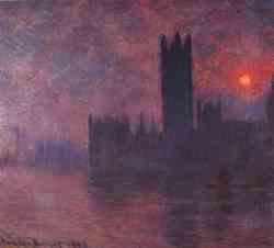 London, House Of Parliament At Sunset (1903)