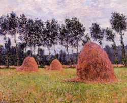 Haystacks At Giverny - 1884