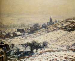 Winter At Giverny - 1885