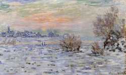 Winter On The Seine - Lavacourt