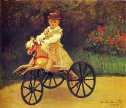 Jean Monet On His Hobby Horse At New York