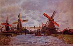 Windmills Near Zaandam - 1871