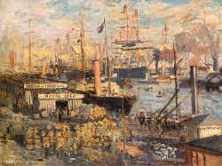 Grand Quai At Havre - 1872