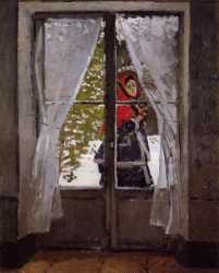 The Red Kerchief - Portrait Of Madame Monet