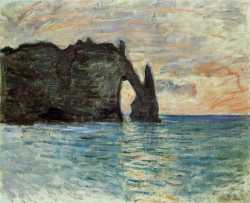 The Cliff At Etretat - 1883