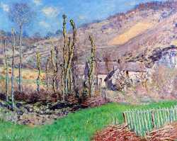 Winter Landscape At The Val De Falaise - Giverny - 1885