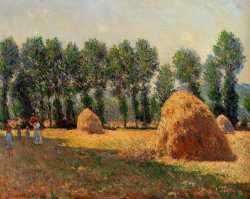 Haystacks At Giverny