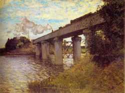The Railway Bridge At Argenteuil - 1874