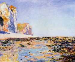 Seashore And Cliffs Of Pourville In The Morning