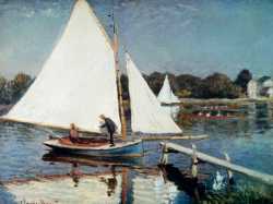 Sailboats At Argenteuil