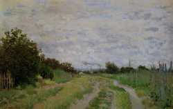 Lane In The Vineyards At Argenteuil - 1872