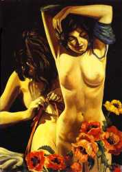 Two Women With Poppies