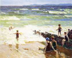 Bathers By The Shore