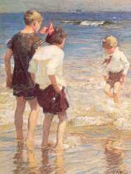 Children At Shore No 3