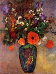 Bouquet Of Flowers On A Vase