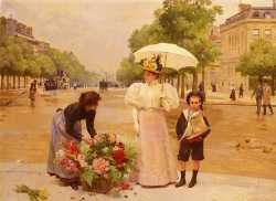 The Flower Seller, Avenue Des Champs-Elysees, Paris