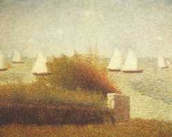 Boats Riding At Anchor - Grandcamp