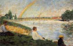 Bathing At Asnieres - Rainbow