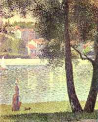 La Siene A Courbevoie