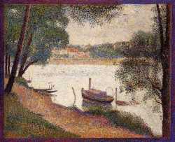 The Seine At La Grande Jatte In The Spring