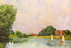Themse Bei Hampton Court
