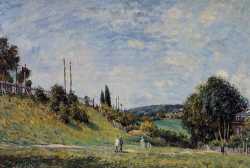 Railroad Embankment At Sevres