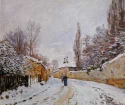 Road Under Snow - Louveciennes