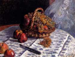 Still Life - Apples And Grapes