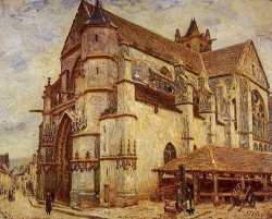 The Church At Moret - Icy Weather