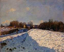 The Effect Of Snow At Argenteuil