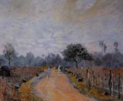 The Road From Prunay To Bougival