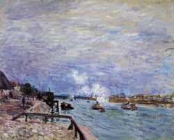 The Seine At Grenelle - Rainy Weather