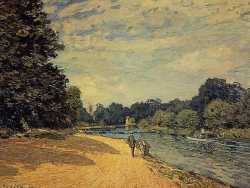 The Thames With Hampton Court
